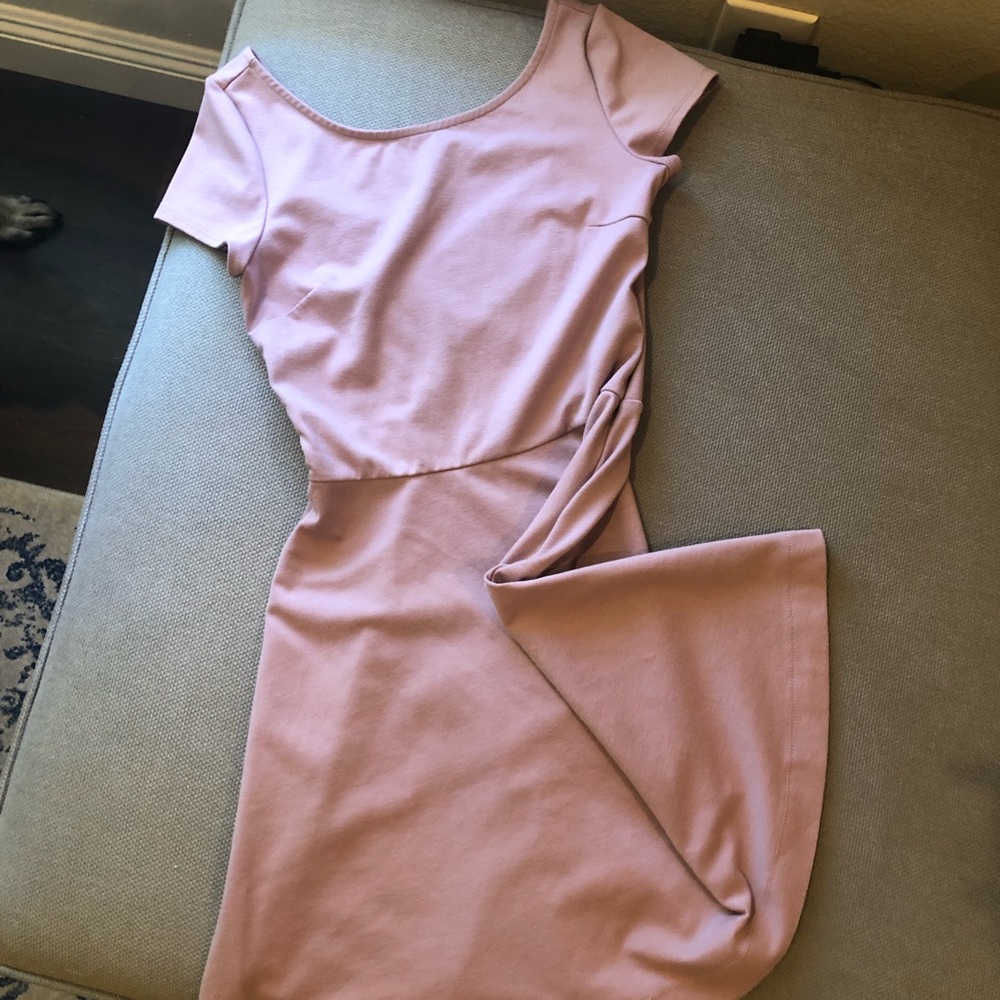 Blush color American Eagle fit n flair dress  Sz 0